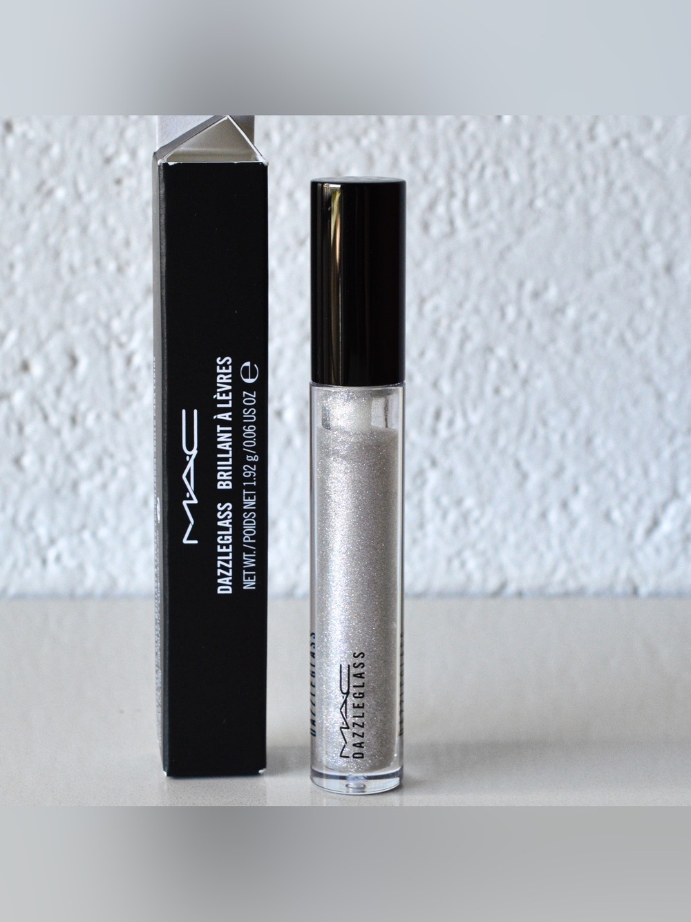 MAC Cosmetics Dazzleglass Lipgloss *SHE-ZAM* Limited Edition Highly Shine Silver